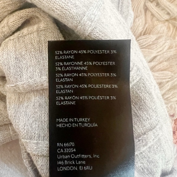 Medium Anthro Grey Ribbed Top - Picture 5 of 5